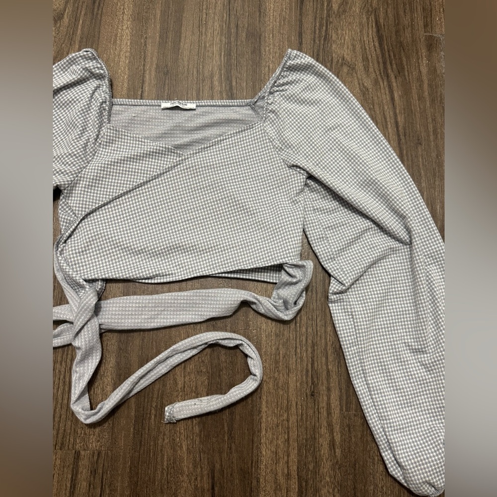 Zara wrap top